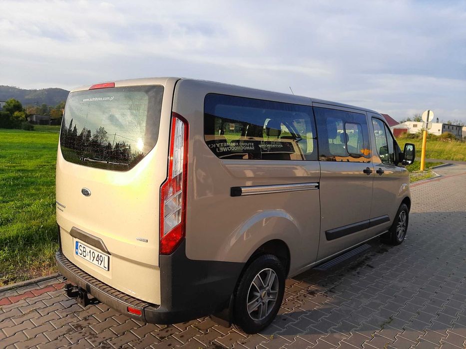 FORD TOURNEO CUSTOM 2,2  155KM 8os. 2013, Hak, Salon Polska,