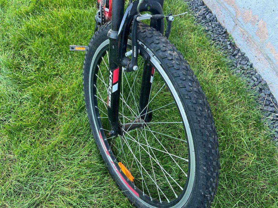 Rower dziecięcy Kross Hexagon Junior czerwony 24 cale