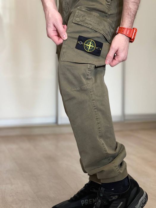 Штани джогери Stone Island Cargo Garment Dyeing.