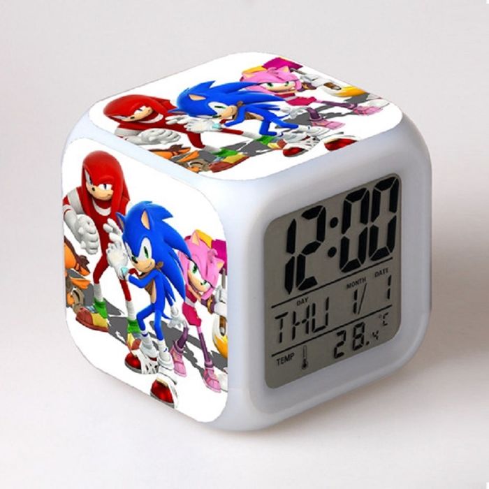 Relogio despertador Sonic