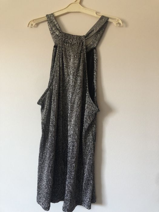 Top gola halter  brilhante