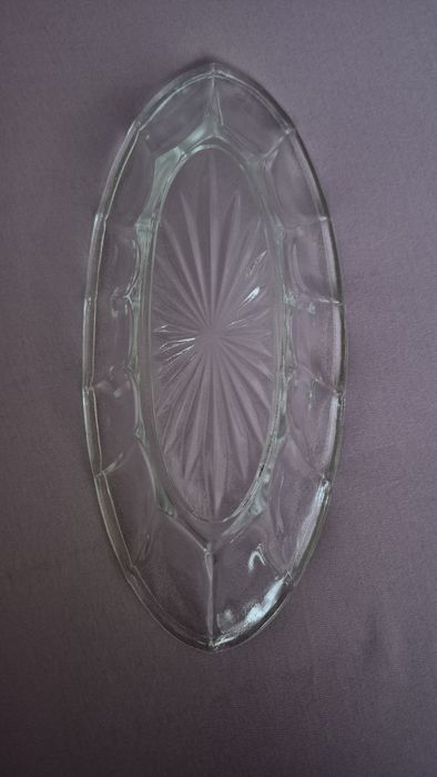 Półmisek,  śledziówka,  szkło PRL