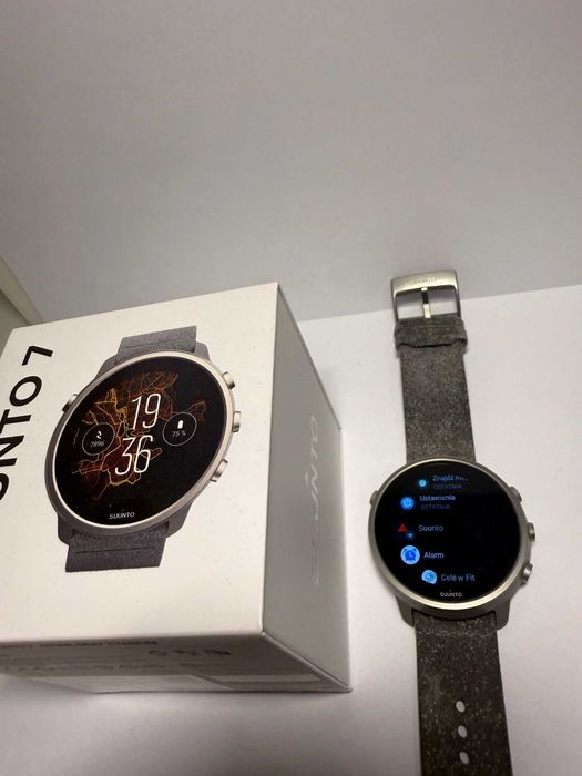 Zegarek Suunto 7 Titanium Stone Gray, wyświetlacz dotykowy AMOLED