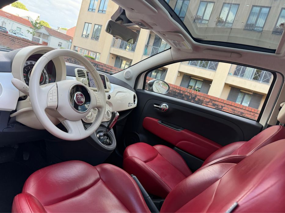 Fiat 500 - Caixa Automática - GPS / CarPlay - 0.9 TwinAir - Tecto
