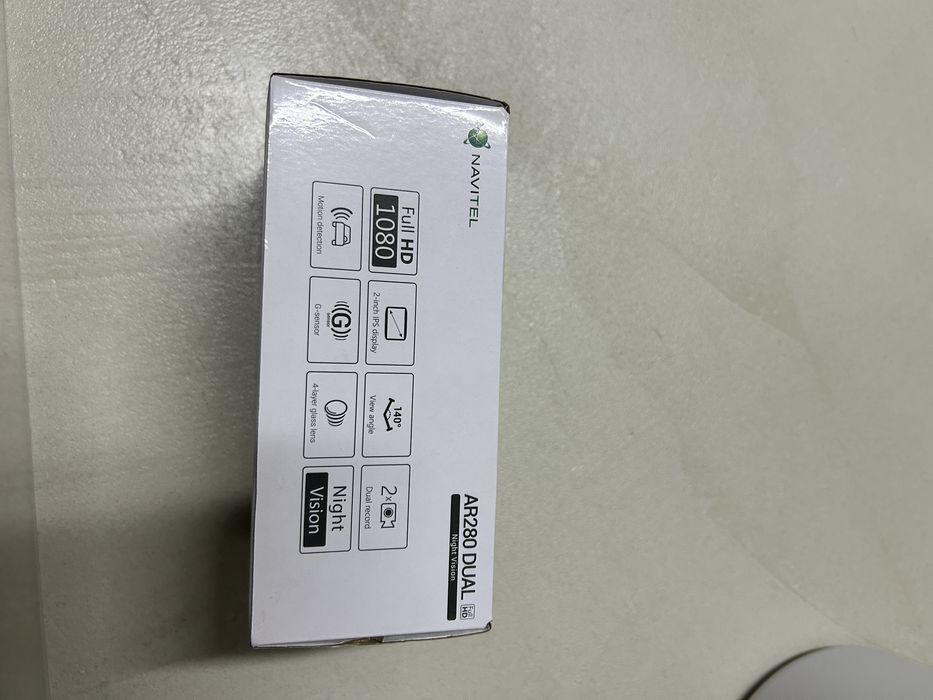 Podwojny videorejestrator kamerka przod i tyl NAVITEL AR280 DUAL full