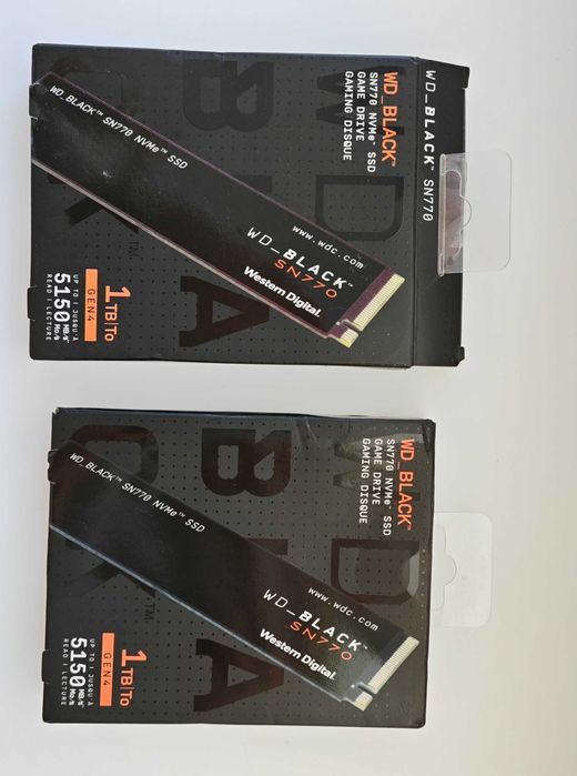 Диск WD Black SN770 NVMe SSD M.2 2280 PCIe 4.0 X4 (1TB)