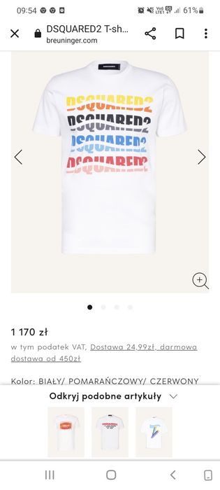 Koszulka T-shirt Dsquared 2