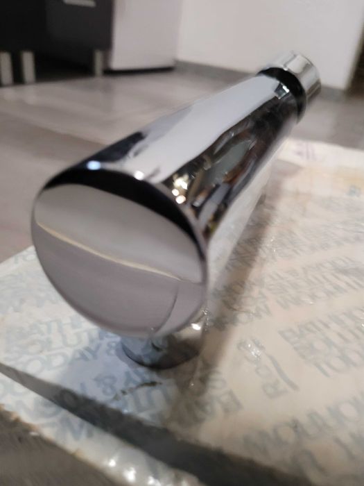 Bateria natryskowa ścienna Roca Lanta Chrom