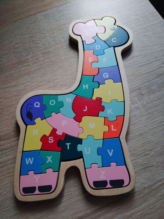 Klocki edukacyjne żyrafa