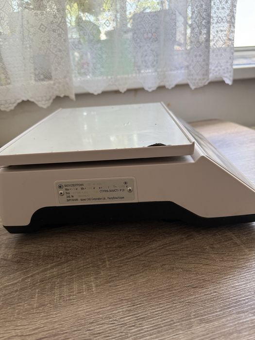 Весы торговые CAS ER, двусторонний дисплей, отличное состояние