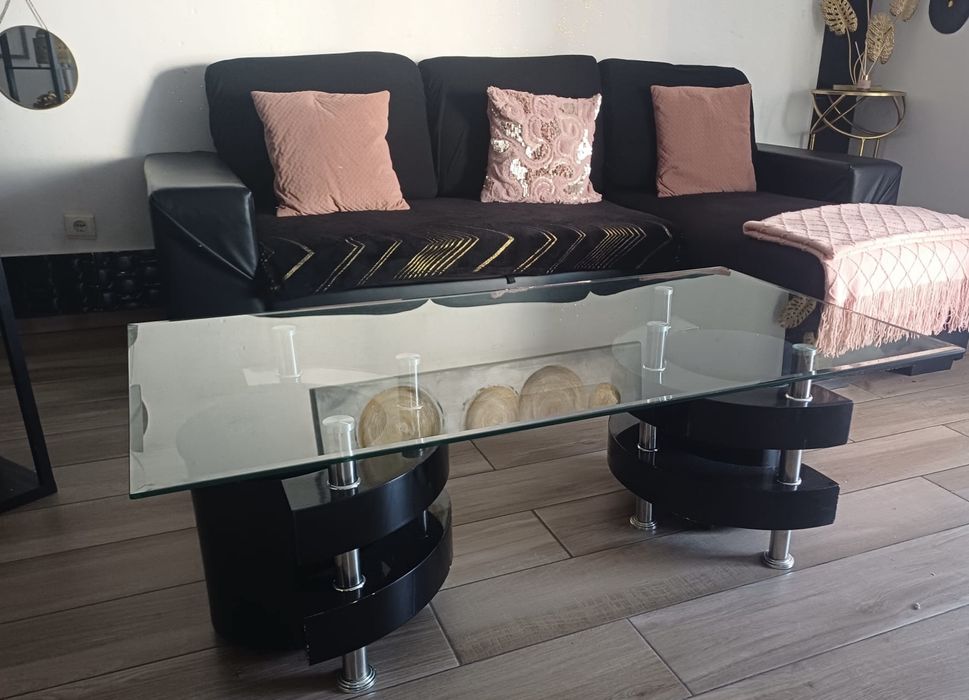 Mesa de centro sala & 2 bancos incluidos