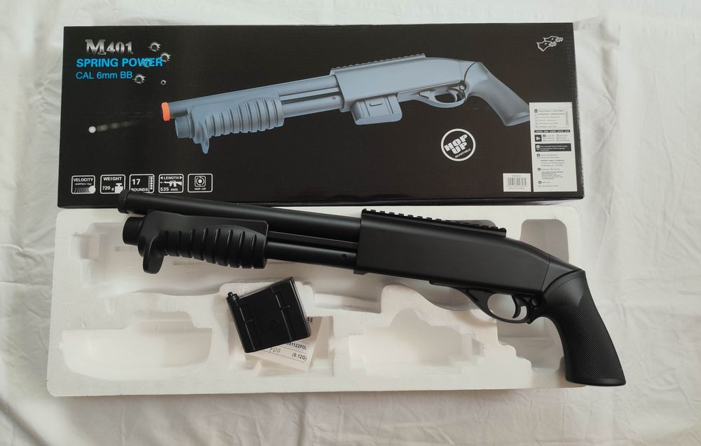 Shotgun e Pistola de MOLA nova Airsoft