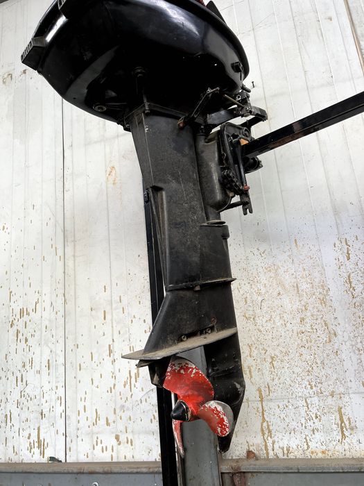 Łódka Łódź Silnik zaburtowy Volvo Penta 15 km dwusów stopa 70 cm