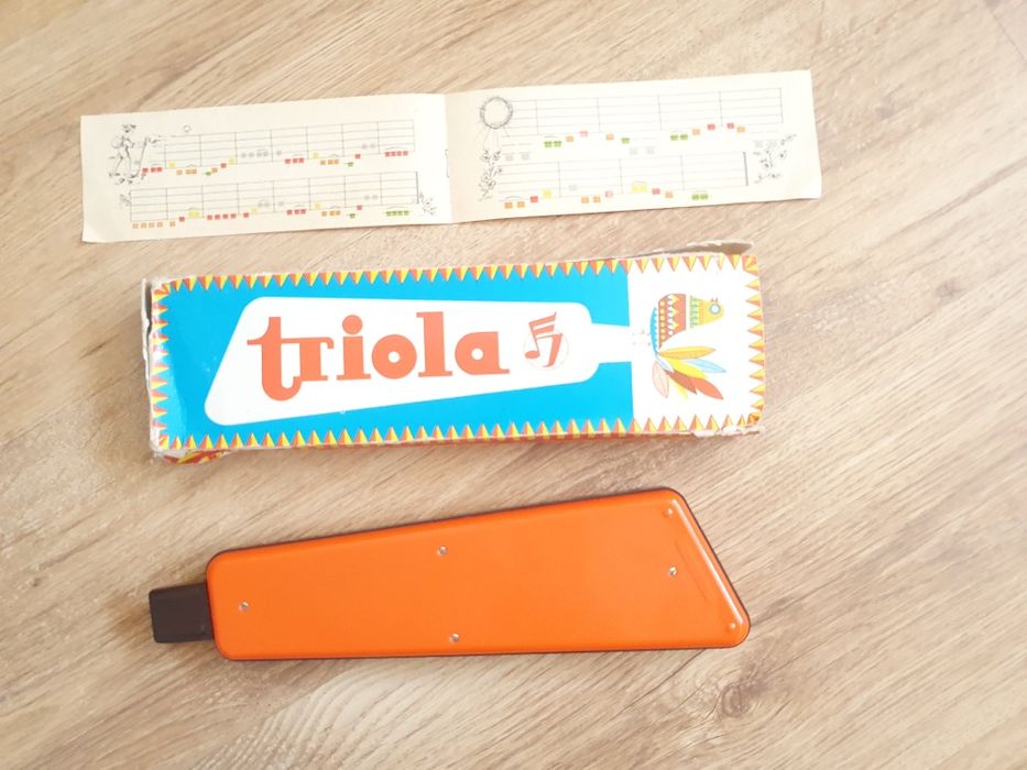 Игрушка  СССР ГДР GDR Детский музыкальный инструмент гармошка Triola