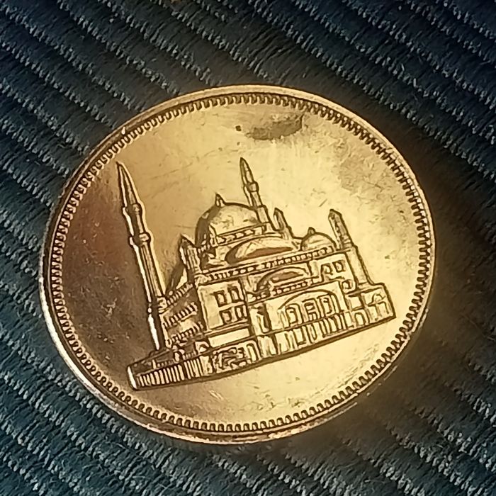 moeda 10 piastres 2008 aco niquelado egipto