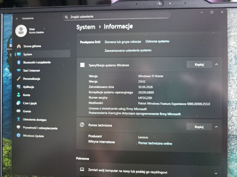 Laptop Lenovo LOQ 15 IAX9