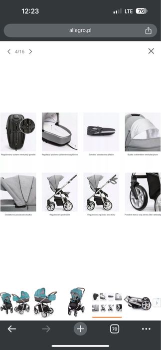 Wózek 3w1 Espiro Next. Spacerówka , Gondola , Fotelik Samochodowy