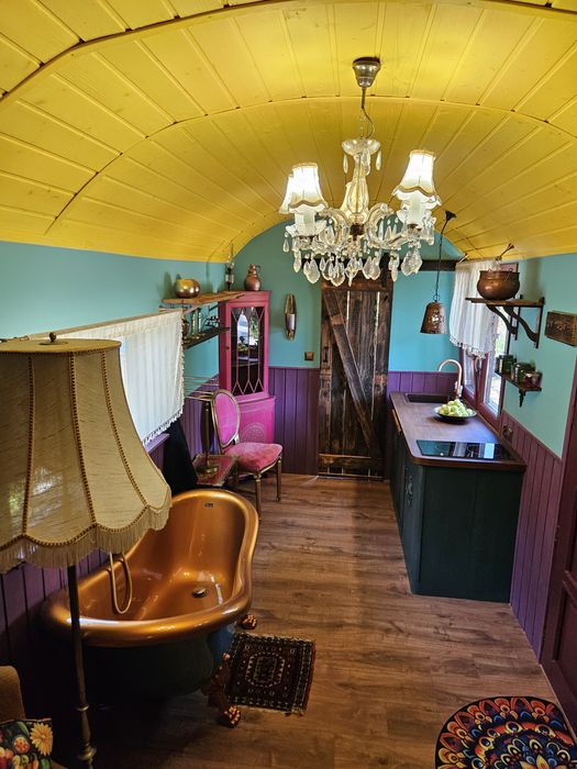 UNIKATOWY DOMEK MOBILNY 17 m glamping , gotowy do użytkowania
119 000