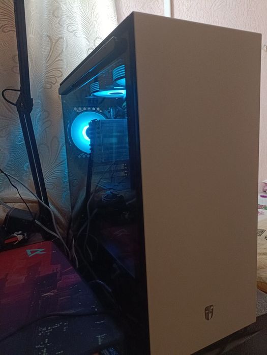 Игровой ПК 24gb озу і7 4.7ггц RX6600 1.5 терабайта  Asus ROG материка DEEPCOOL  Macube 310 pro RGB