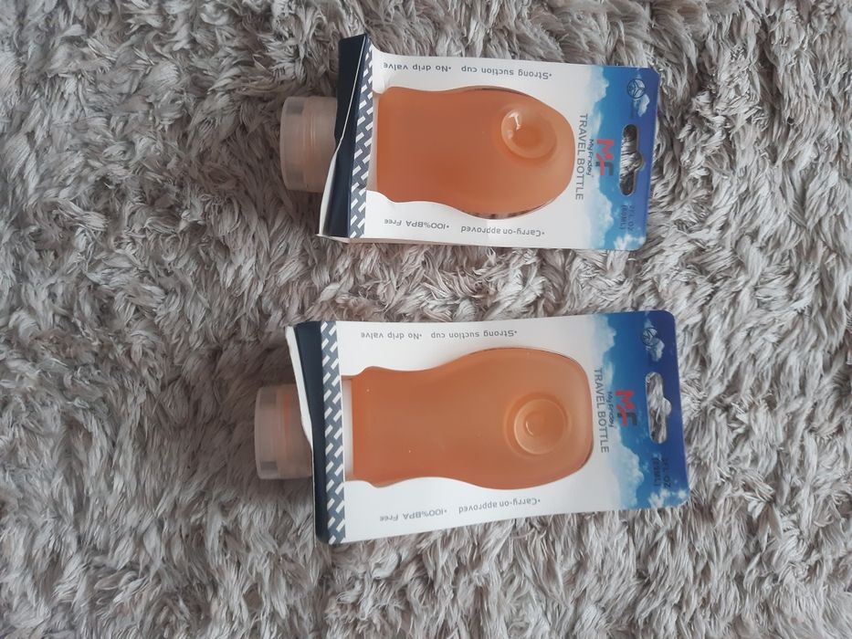 Zestaw silikonowych buteleczek na kosmetyki