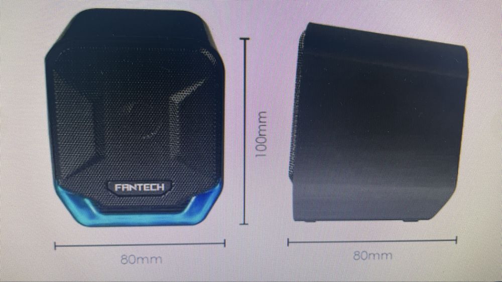 Колонки стовпчики компютерні дротові з LED   Підсвіткою