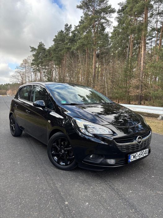 Opel Corsa E 1.4 turbo 100km CarPlay Grzane Fotele Kierownica zarejestrowana kubełki 5 drzwi