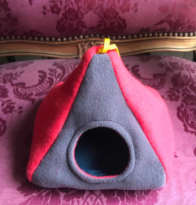 Abrigo Térmico tenda Anti-Enrolamento para aves Agapórnis Piriquitos !