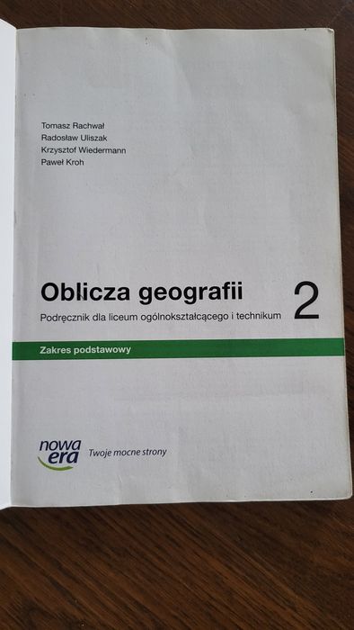 Oblicza Geografii 2 podręcznik dla liceum i technikum