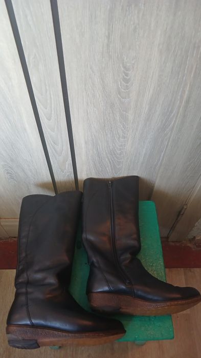 Чоботи шкіра,мех.