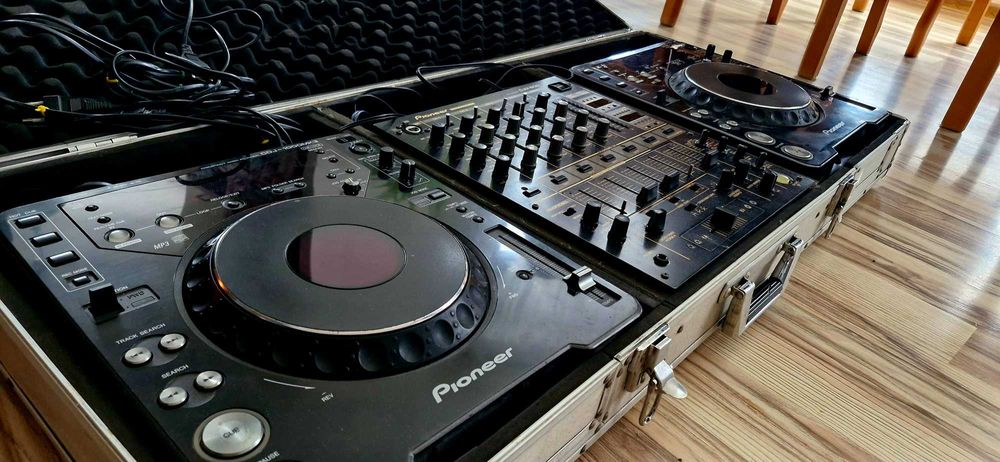 Pioneer cdj 1000 mk3 zestaw mikser djm600 + case