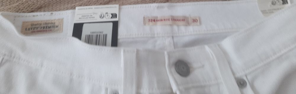 Calças brancas de mulher Levi's