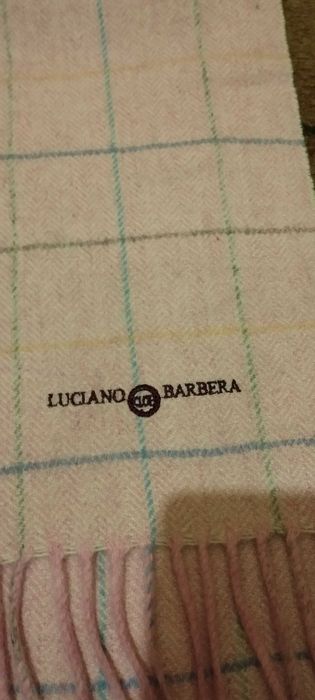 Luciano Barbera італія ексклюзивний дизайнерський шарф 100% шерть