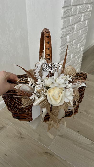 великодні кошики, великодній декор, корзини пасхальні місто Звягель