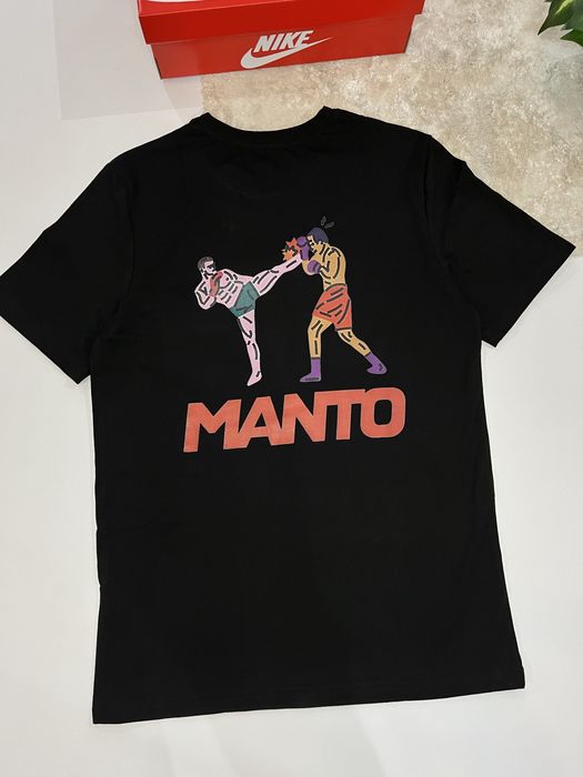 Футболка Manto Strike Gym 2.0 / Чорна Футболка Манто Страйк 2.0 /Манто