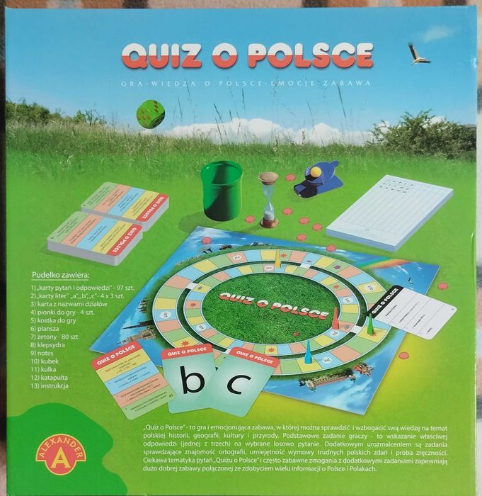 ALEXANDER - Quiz o Polsce - Emocje, Zabawa - Gra planszowa