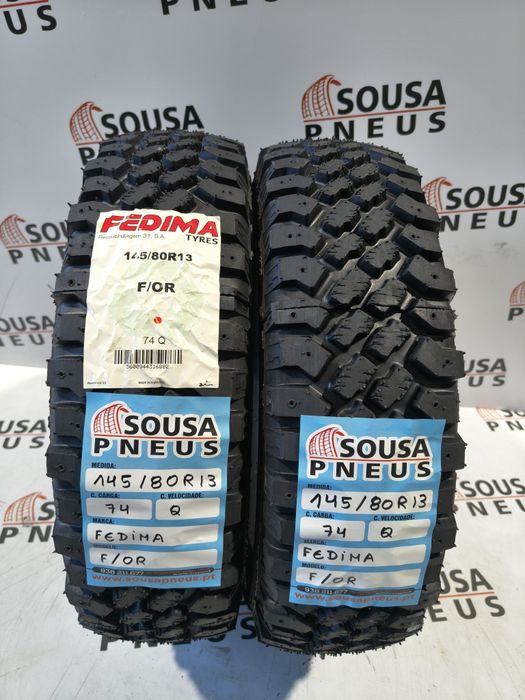 2 pneus Fedima 145-80R13 - Oferta dos Portes