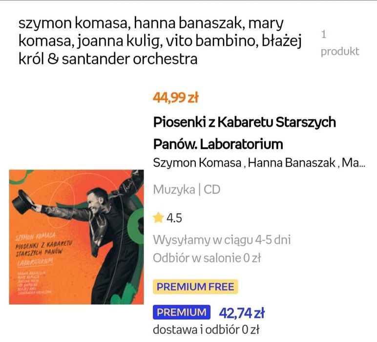 Piosenki z Kabaretu Starszych Panów. Laboratorium