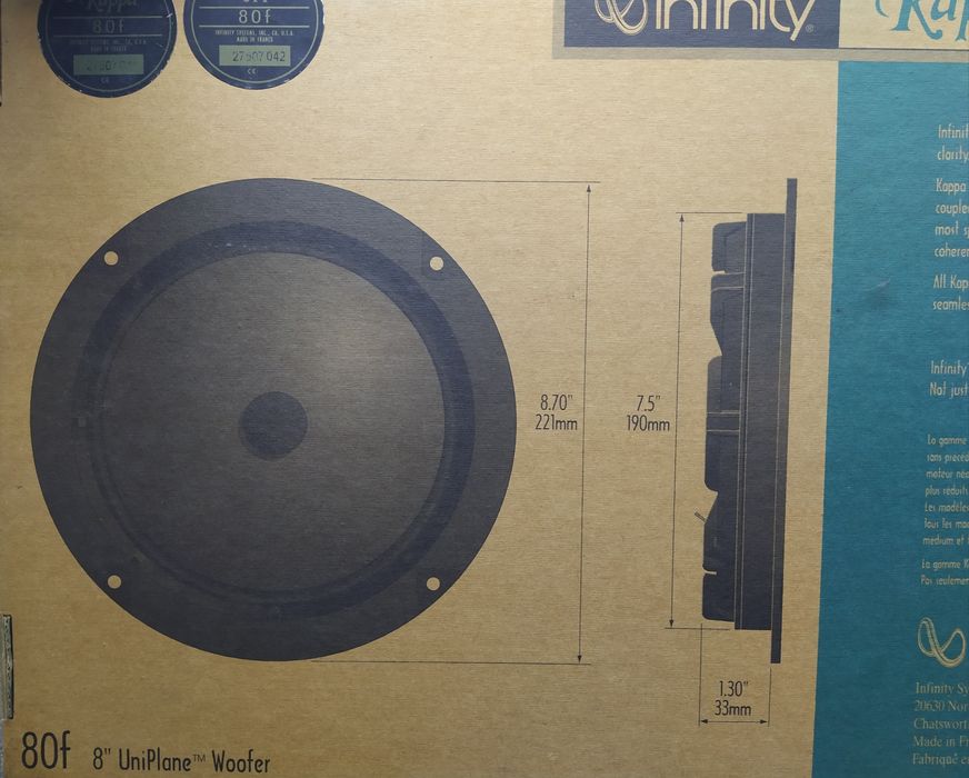 Colunas INFINITY Kappa 80f