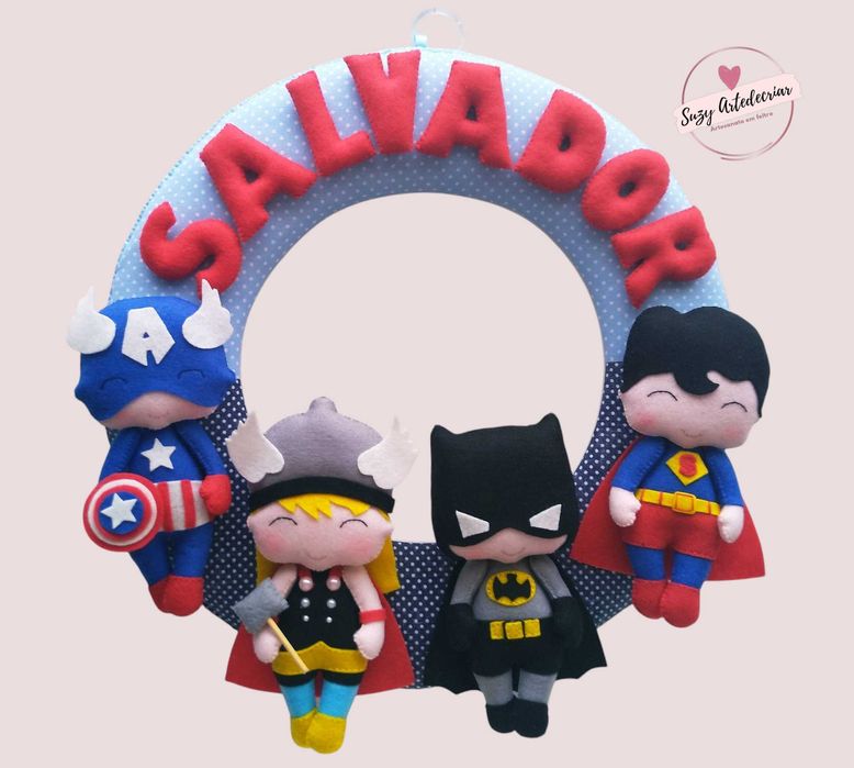 Guirlanda Marvel Quarto Criança