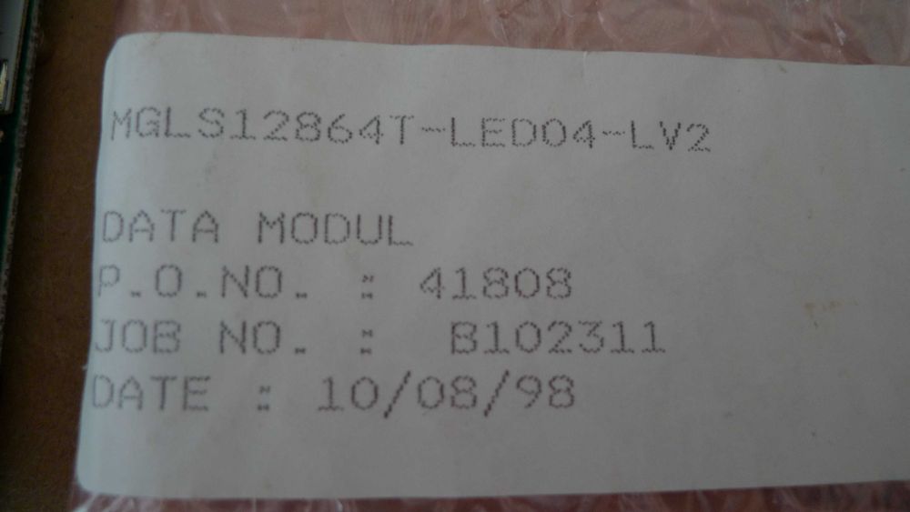 Moduły wyświetlaczy LCD