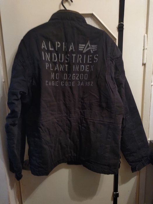 Ocieplona kurtka w stylu M65, Alpha Industries, rozmiar XL, czarna!