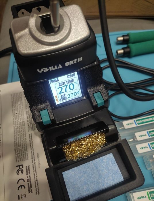 Паяльная станция Yihua 982 v3 3 ручки c245 c210 c115