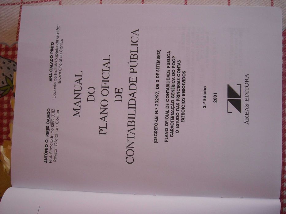 Manual do plano oficial de contabilidade publica - 2001/02