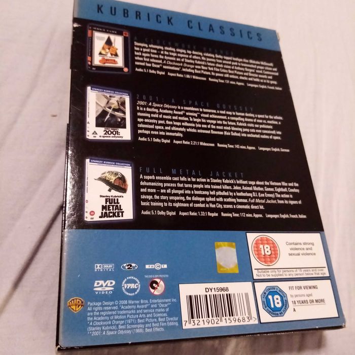 Kubrick Classics - 3 DVD