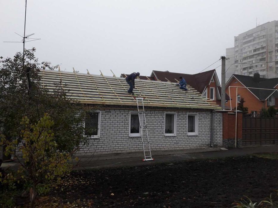 Кровельные работы, ремонт монтаж кровли, крыши дома,гаража