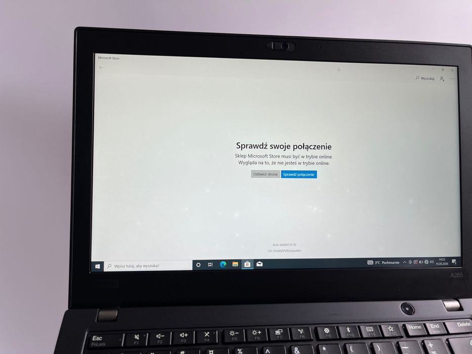 Laptop Lenovo ThinkPad A285 Ryzen 5 Pro 2500U 16/256GB Win10Pro FV23%