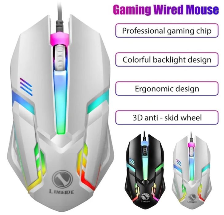 2. Комп'ютерна мишка провідна. S1. Limeide. Нова. В коробці