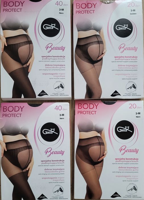 Rajstopy ciążowe gattab rozmiar 3 m