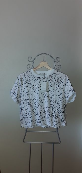 Tshirt às bolinhas Stradivarius