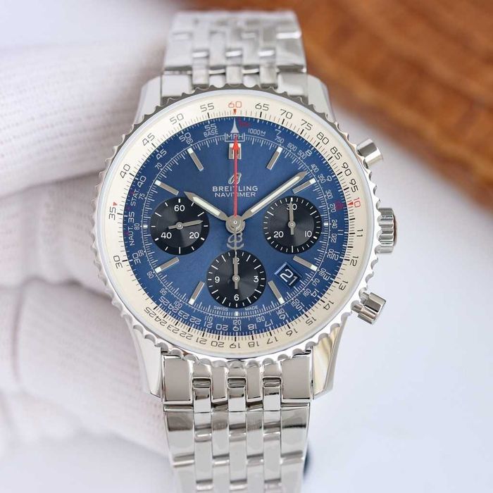 Годинник кварцовий Breitling Navitimer B01 Chronograph 43 AB0121211C1A1